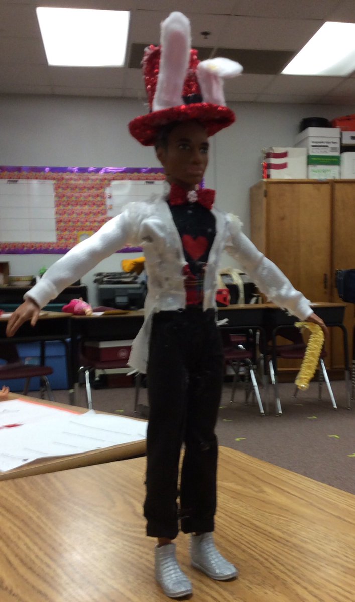 AMCMStheatre's tweet photo. Costume design for the White Rabbit, with a Victorian flair! @AMCMSCatPRIDE #amcms #bethespark #amcmsfinearts https://t.co/vYnMVAA55y