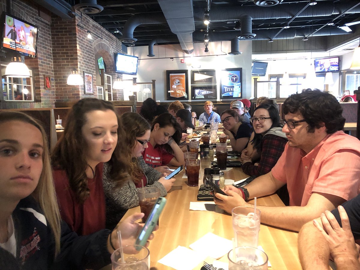 Enjoyed our college visit to APSU and lunch with some awesome juniors!! They are definitely college-bound! <a href="/creekwoodhs/">Creek Wood HS</a>
