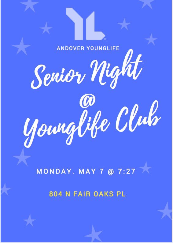 Last club of the year!!!!! Come send off our senior right!!