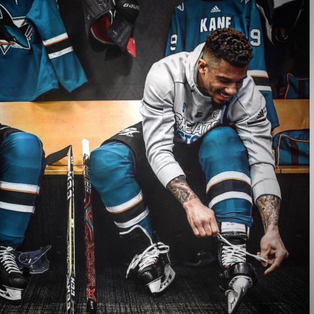 evanderkane's tweet photo. Thank you to the fans of #SanJose for the support throughout this postseason. You made it a great experience each and every night in the tank. This is not how any of us wanted the season to end but it was special being able to play with this group of guys and organization. EK9 https://t.co/Ur8zR0xaYK