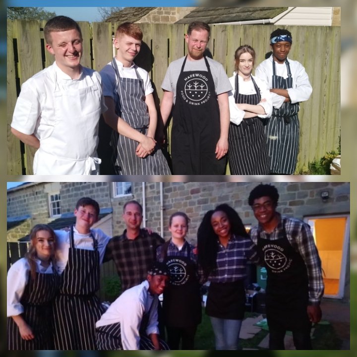 RebeloSofia's tweet photo. @LCCFoodAndDrink @frontofhouselcc @leedscitycoll @Harrogate_HCUK Hospitality Students and graduate chef @JayDoubleYou16 a true inspiration, as they shine with their work, craft, attitude and enthusiasm @HarewoodFandDP #HiddenHarewood #feastforspring #hospitality #nextgeneration https://t.co/0yk9kR928F