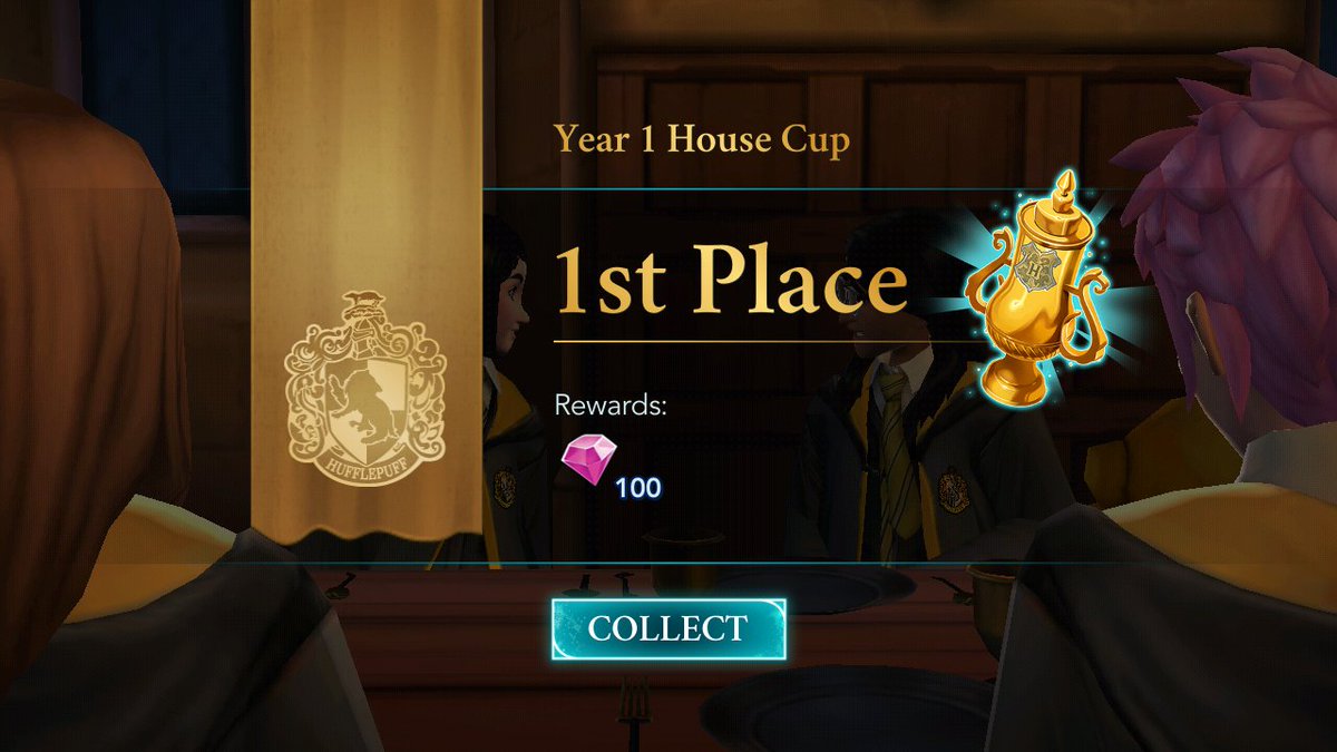 vvdub420's tweet photo. Yes! 1st place for Hufflepuff!✌ #year1complete #HogwartsMystery https://t.co/3YXBdYQ8tE