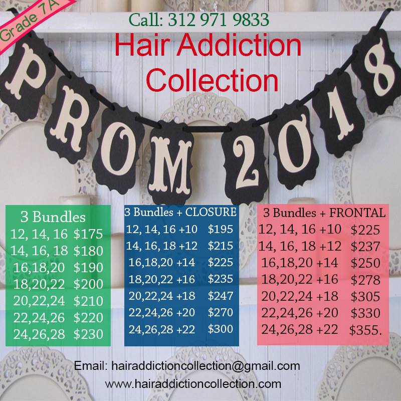 HairAddictionC's tweet photo. Look elegant and stylish at prom with Hair Addiction Collection Weaves at a discount price #PromSale #HairBundlesSale https://t.co/u3lt0O4S4I