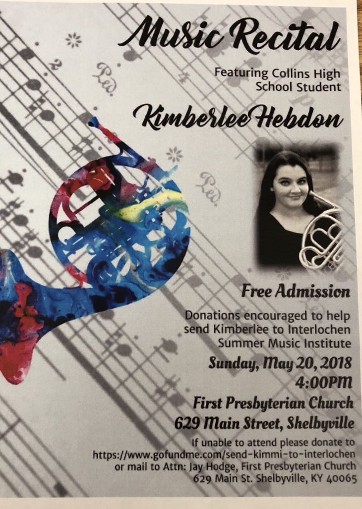 Make sure you get out to support star Titan and Class of 2019 member Kimberlee Hebdon on May 20th!
