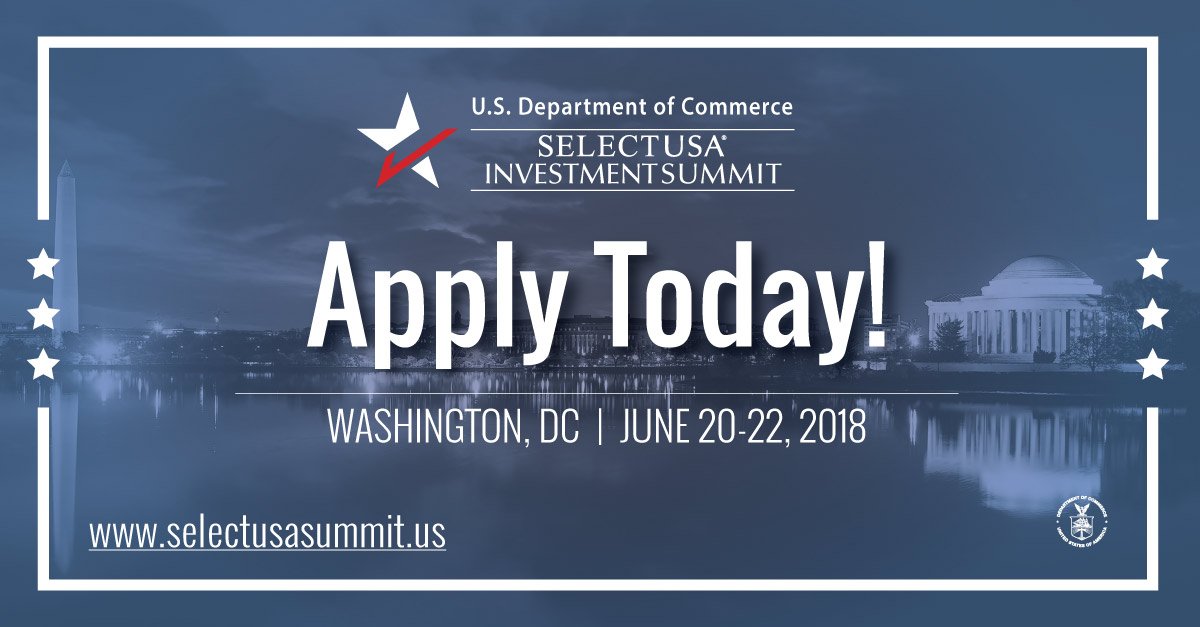 Great news! The early registration deadline for #SelectUSASummit has been extended to May 15 bit.ly/2FSCFcu