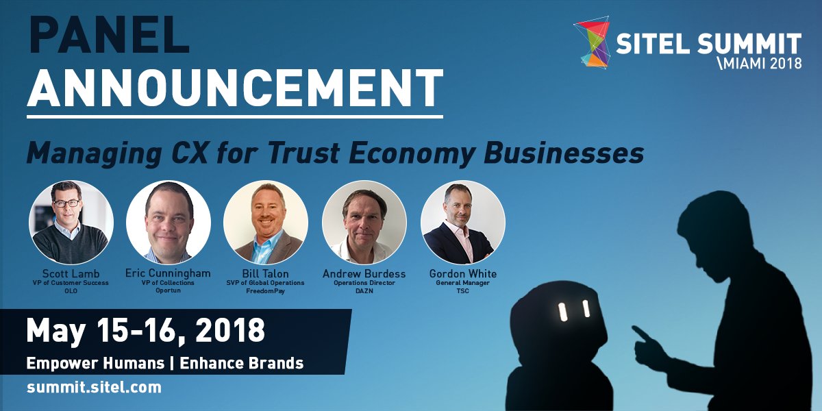 foundeverglobal's tweet photo. Are you curious about the #TrustEconomy and how businesses are managing #CX? The #SitelSummit will host a panel of experts of leading trust economy businesses who will share key insights. Visit https://t.co/SK6aqWxg1l #EmpowerHumans #EnhanceBrands https://t.co/wIs9uOfHU8