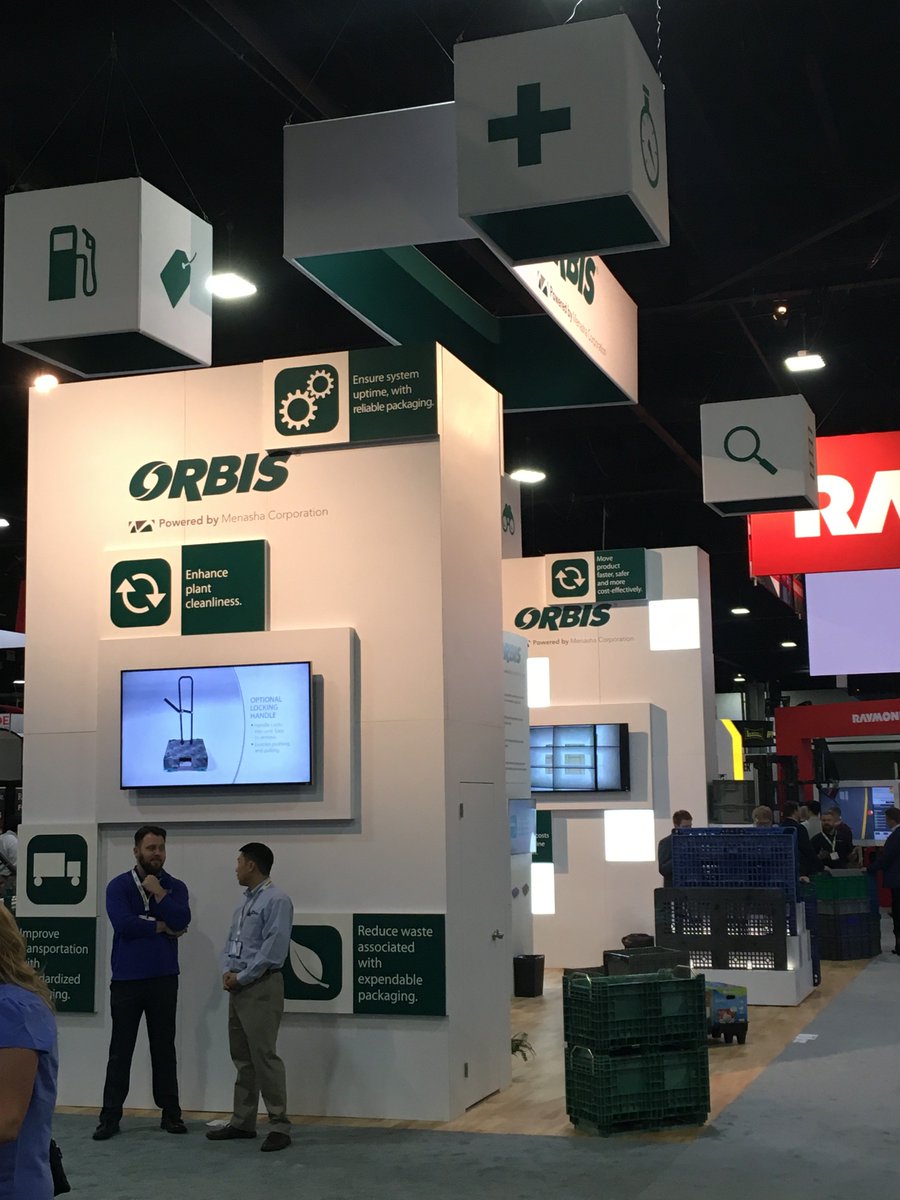 mgDesignAssoc's tweet photo. Congratulations to @orbiscorp for being named a Standout Exhibit at #Modex2018! mg has been proud to be your exhibit partner! https://t.co/yfLnTrkBAZ