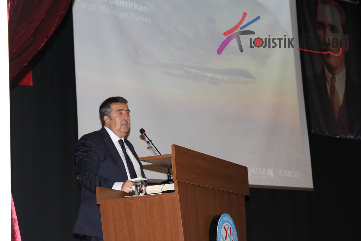 Lojistik_Kulubu's tweet photo. 15. Lojistik Zirvesi kapsamında davet ettiğimiz QATAR Airways Kargo Müdürü Sayın Serkan DEMİRKAN‘a davetimizi kırmayıp geldiği ve engin bilgilerini bizlerle paylaştığı için teşekkür ederiz. #summit15 #ulf #logisticsclub https://t.co/sWN6Ydp3OG