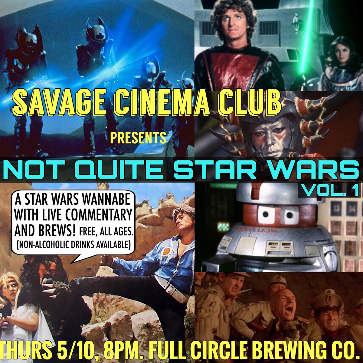 #SavageCinemaClub is back for this month’s #movieriff @FullCircleBrews