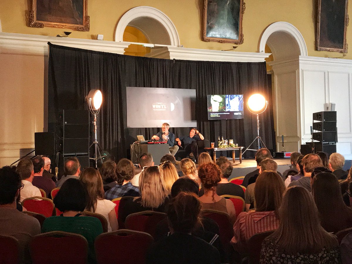 Music producer Flood chatting to C. Murphy <a href="/vinyl_dublin/">VINYL Dublin</a> Talking through Depeche Mode’s Personal Jesus and Enjoy The Silence at the moment.