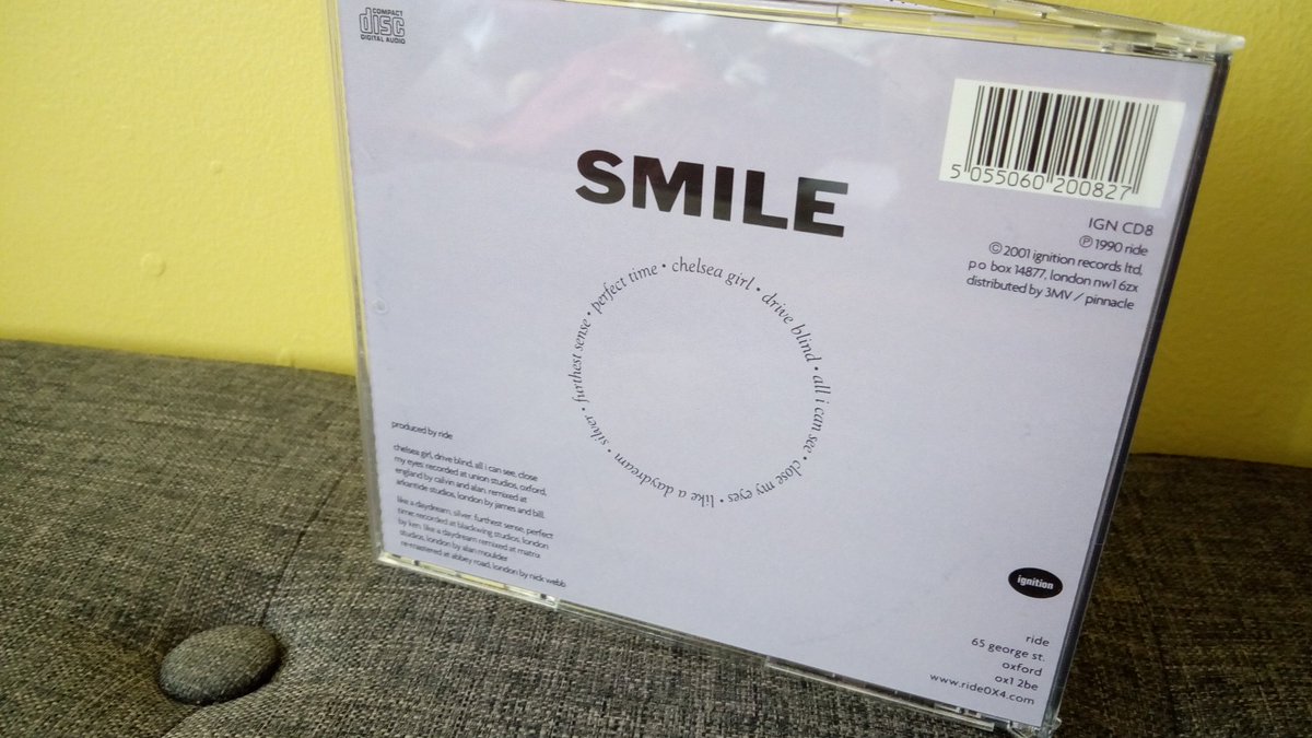 LongLiveLaMusic's tweet photo. #EPAnyFormat #Ride smile, I have their early Eps also but just love this one. Not sure if it is #shoegazing but don't care when songs have stayed with me for more than half my life https://t.co/8QAGzzSkjY