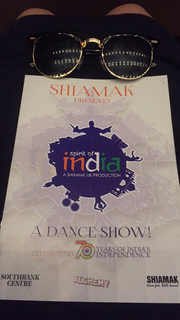 TashaMathur's tweet photo. Ready for @Shiamakofficial's Spirit of India bonanza of the final day of Alchemy Fest at @southbankcentre! Ready to dance along some classic choons! 💃 #AlchemySC https://t.co/xvjROl1nuV