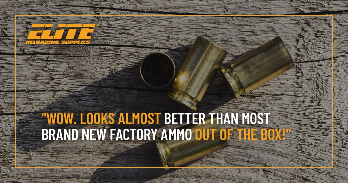 EliteReloading's tweet image. When you buy from Elite Reloading, you’re not only getting a great price. You’re also getting quality backed by a money-back guarantee.
