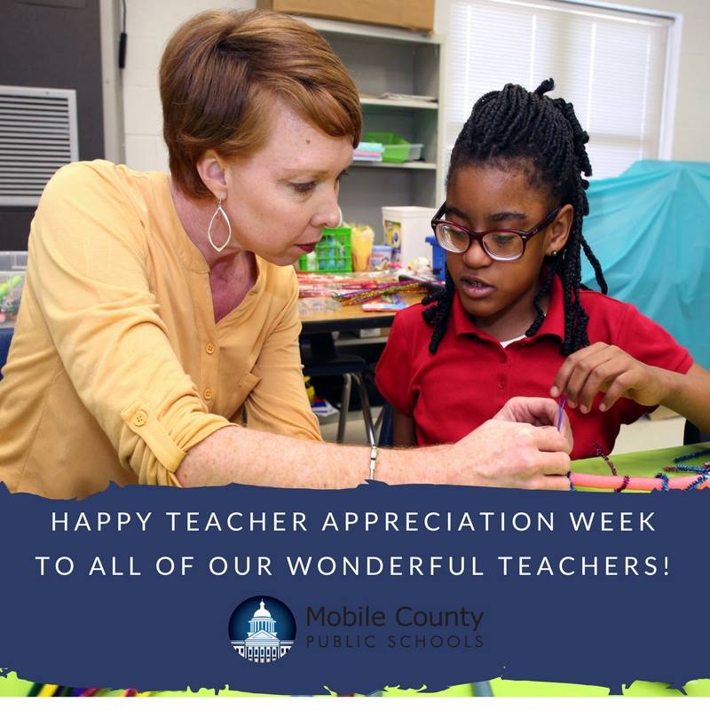 MobilePublicSchools (@mobilepublicsch) on Twitter photo Thank you to our wonderful teachers for everything you do for our students. Thank you to our wonderful teachers for everything you do for our students.