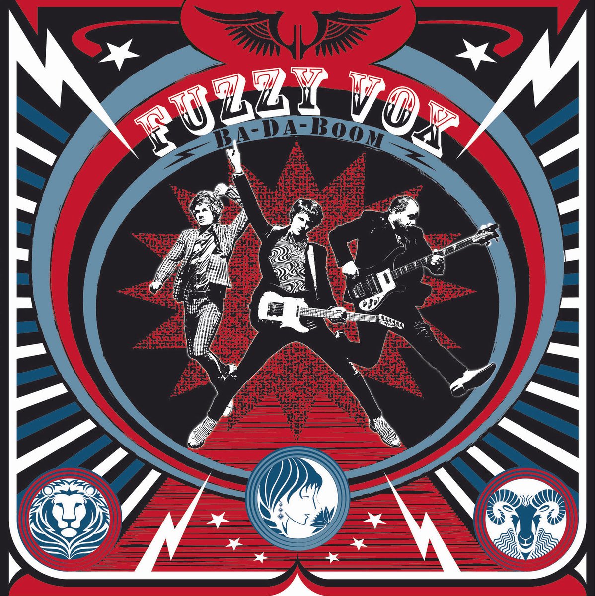 #np the superb Paris power pop Trio  <a href="/FuzzyVox/">Fuzzy Vox</a> "I fell in Love with the World" off the album Ba-Da-Boom  #Indiemonday #Qatarradio #loveit