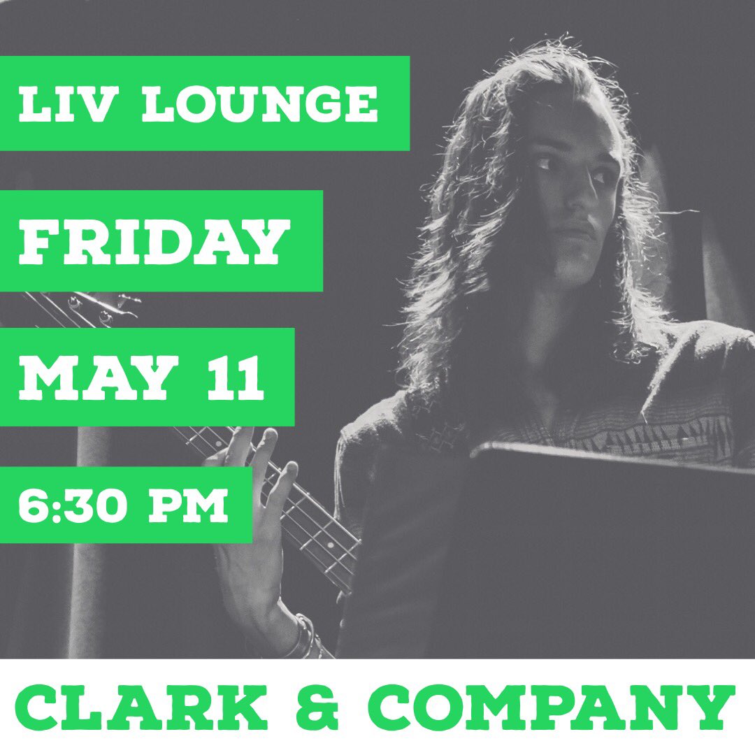 ClarkandComp's tweet photo. Couldn't decide which poster to go with 😬Free summer kick off show this Friday at Liv Lounge from 6:30-8:30! Don't miss it!!! https://t.co/xl2AB0hqf0