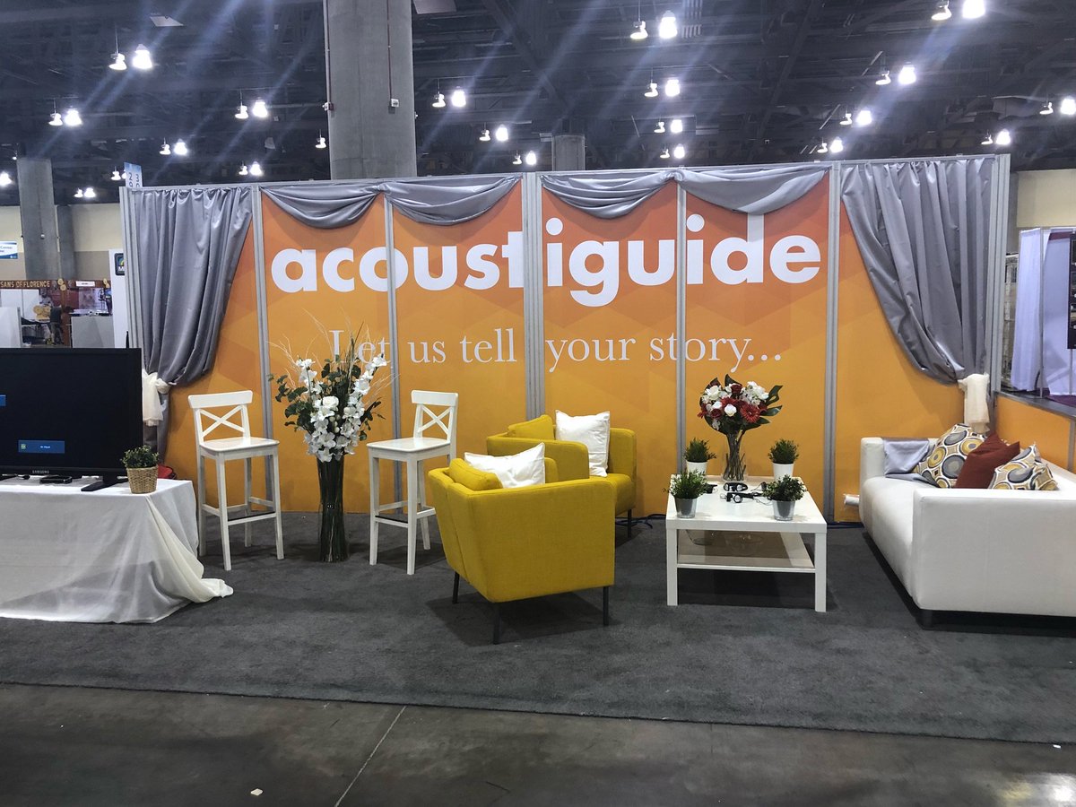 AcoustiguideA's tweet photo. Let @acoustiguide tell your story...@AAMers come by booth #2624 to find out more. #AAM2018 https://t.co/N44uFVWWFK