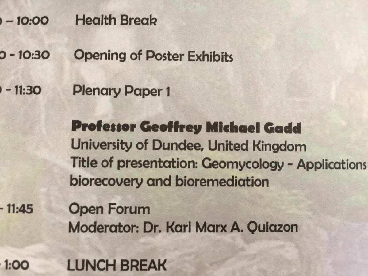 Plenarizing in the Philippines, chaired and moderated by Karl Marx, which was nice.....<a href="/CoG3_tweets/">CoG3</a> <a href="/TeaSe_SoS/">TeaSe</a> <a href="/GeomicrobioNet/">Geomicrobiology UK</a>