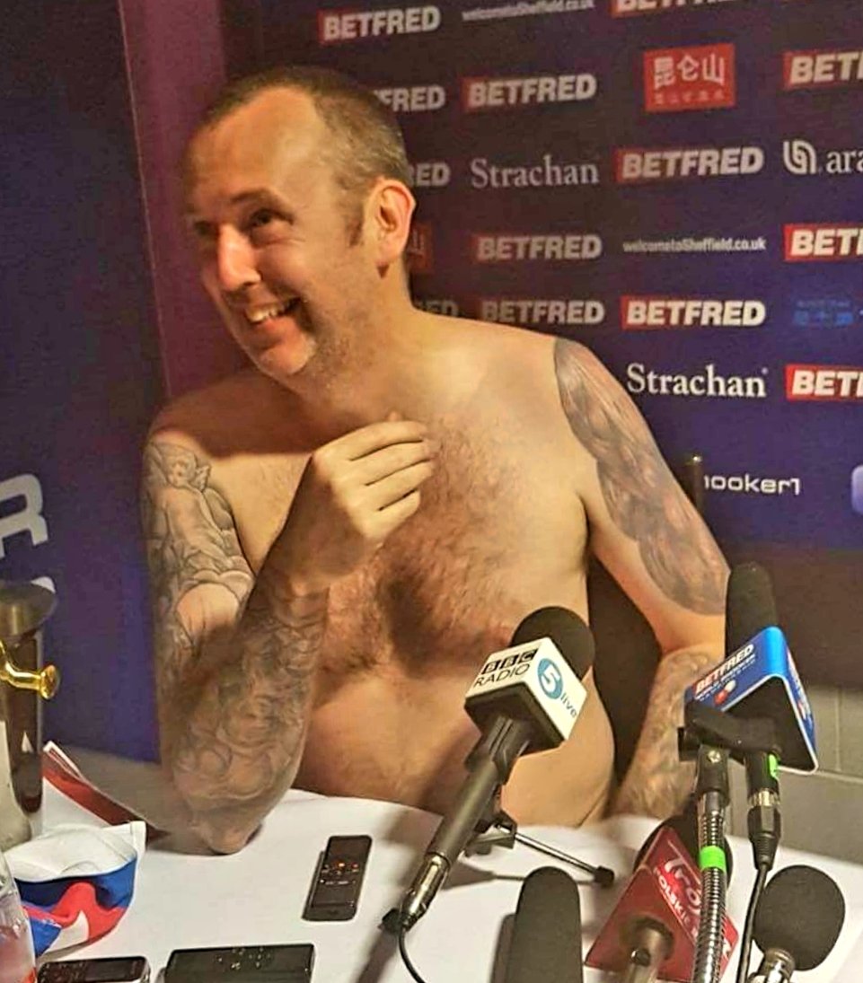 Mark Williams Naked Snooker