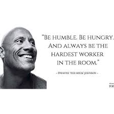 CoachingUonline's tweet photo. "I'm always asked, 'What's the secret to success?' But there are no secrets. Be Humble. Be Hungry. And Always be the Hardest Worker in the room."
- Dwayne "The Rock" Johnson https://t.co/d0fDeUixVy