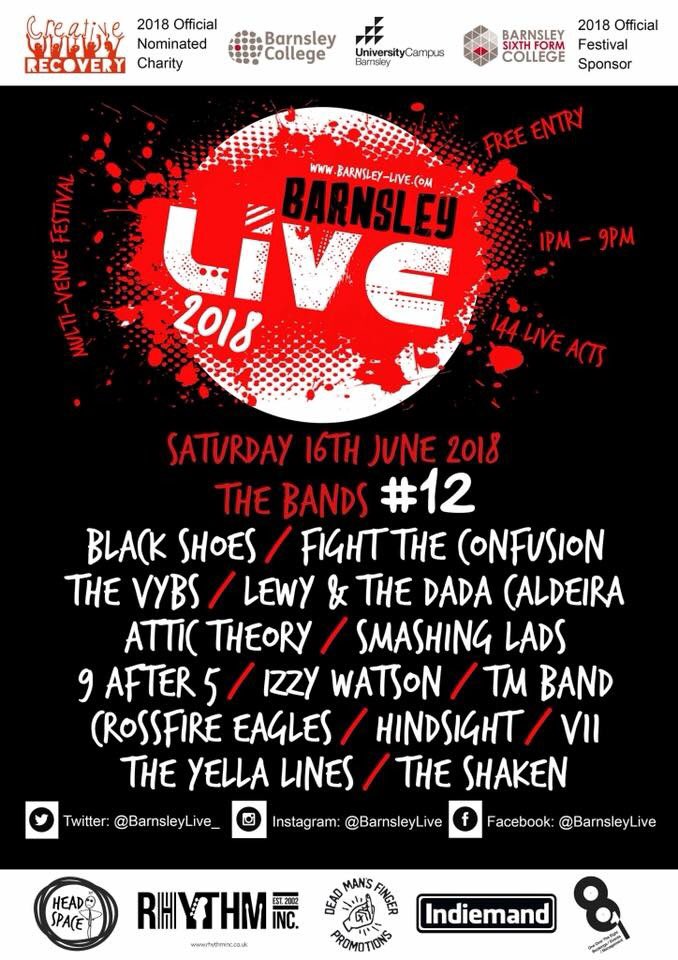 ⚡️⚡️THE BANDS #12⚡️⚡️

Here it is! Our final band announcement!!

That’s 144 bands and acts announced for Barnsley Live!!

#BarnsleyIsBrill #MusicMonday