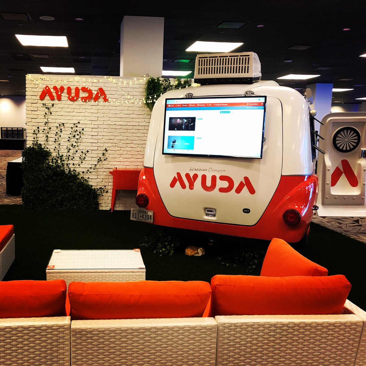 AyudaSystems's tweet photo. The @GeopathOOH 2018 event is ON! Stop by the @AyudaSystems Booth #411 for an outdoorsy OOH adventure! #GO2018 #onlycompleteOOHsolution #DOOH https://t.co/FzOHZrLxVr