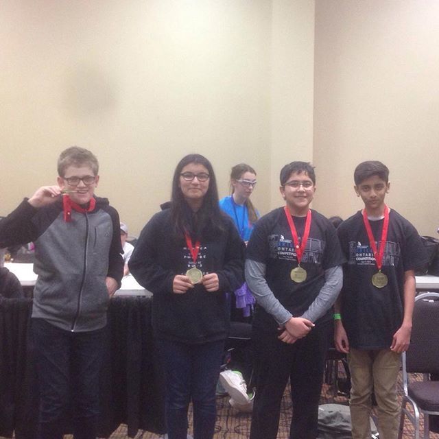 MrRiske's tweet photo. Edenwood Middle School wins GOLD at the Ontario Skills Challenge!!! https://t.co/FZZciibntA https://t.co/0HQowcXyO7