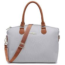 NNEE Water Resistance Nylon Top Handle Satchel Handbag with Multiple Pocket Design                                                                                                                                
Buy now on Amazon
amazon.com/gp/product/B01…