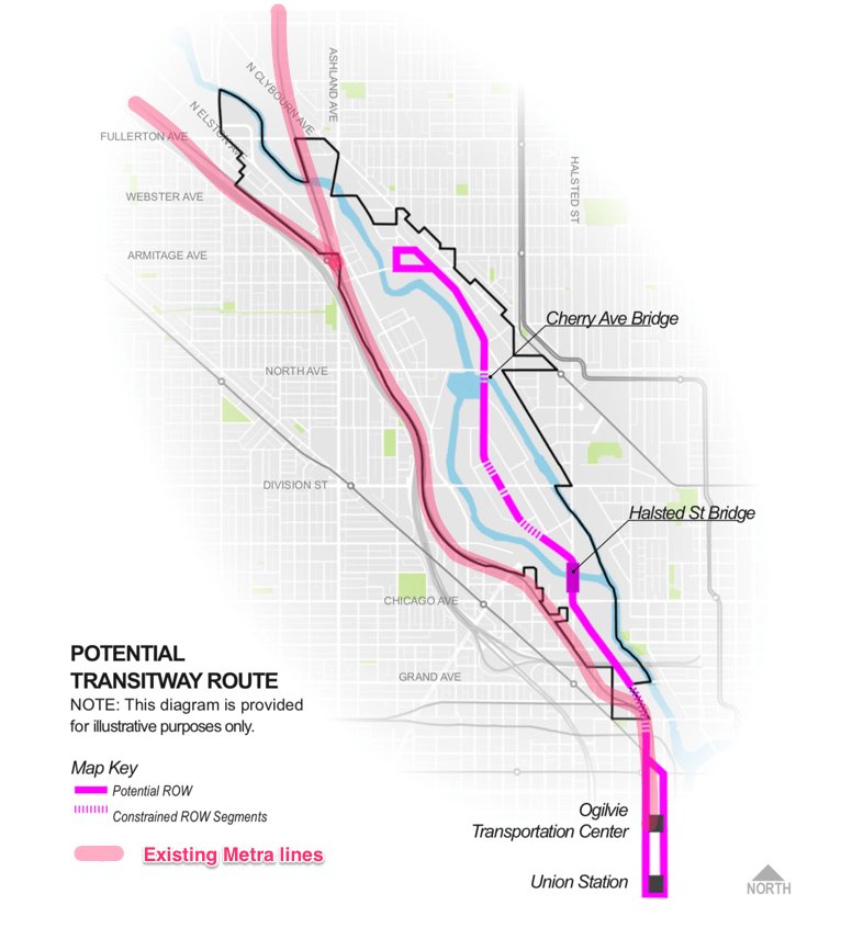 The city is considering building a new light rail or BRT route to connect the upcoming Lincoln Yards development with the Loop. Why isn't the city considering improving nearby Metra access instead? Emanuel's apathy towards Metra could be a factor. chi.streetsblog.org/2018/05/07/why…