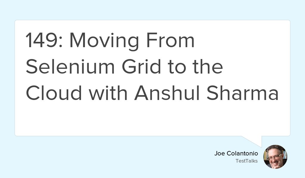 "In this episode Anshul Sharma, a lead automation engineer, discusses how Emmi Solutions made the move..." goo.gl/COKpRx #Automation #Cloud #Dev