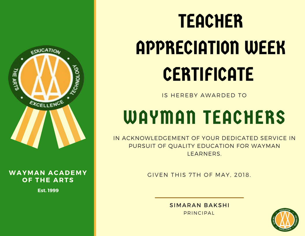 waymanacademy's tweet photo. May 7-11 is TEACHER APPRECIATION WEEK and we want to shower some love on all our wonderful teachers at Wayman Academy. Thank you for ALL that you do!
#WaymanAcademy #teachers #TeacherAppreciationWeek #ProudAschool https://t.co/btXi7bqyCZ