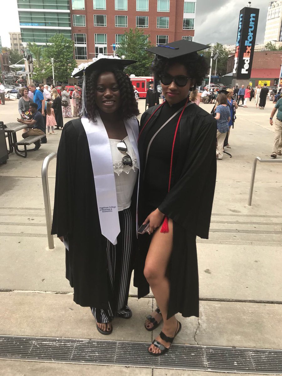 Congratulations to our Lovely Sisters, Karizma Whitfield, Déja Price, and Carly David for getting accepted to the International MBA program in the Fogelman College of Business and Economics.