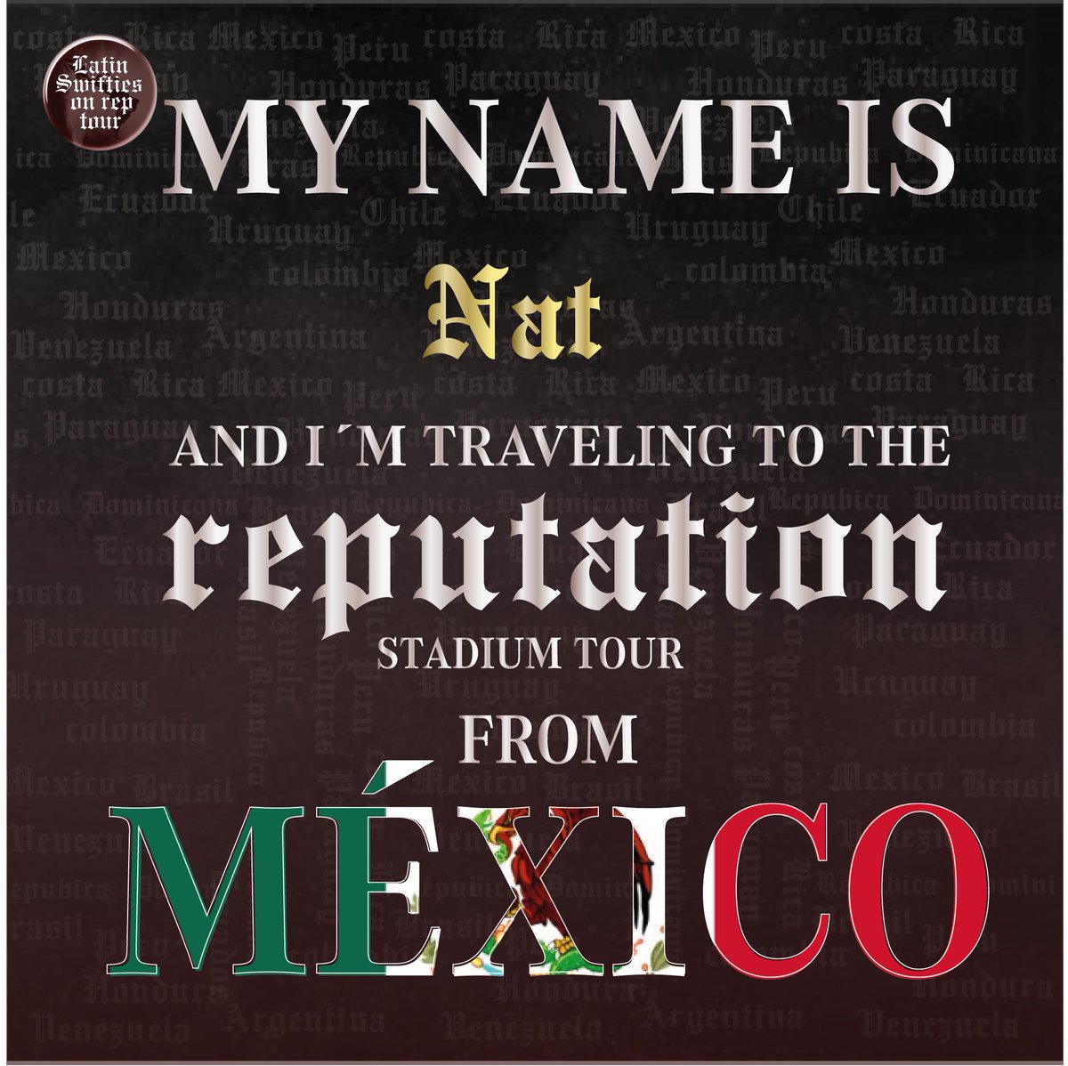 thexyswift's tweet image. #LatinSwiftiesOnRepTour #LatinSwiftieOfTheDay