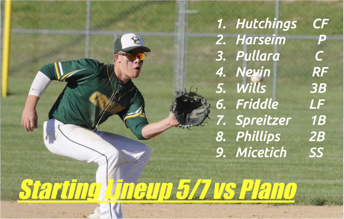 GKegsW84's tweet photo. Starting Lineup vs Plano All It Takes Is All You Got #CoalerBaseball #AITIAYG https://t.co/oeKfsFEzy7
