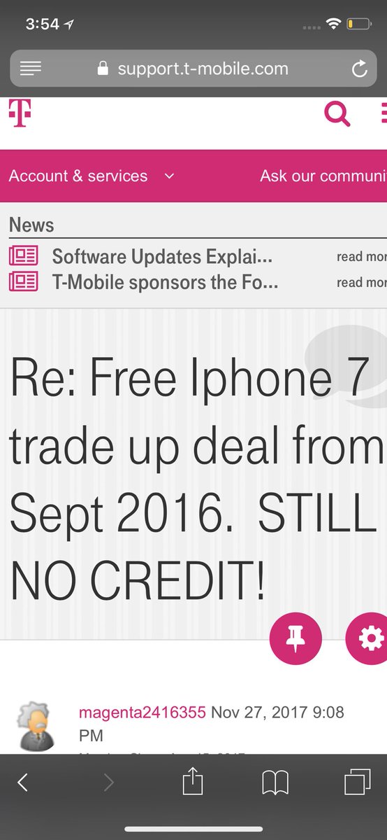 MarcioCruzBJJ's tweet photo. I left a t-mobile store in Wesley Chapel Florida try to fix that but the manager Ricardo told me that T-Mobile never had this promotion and offer me $100 credit @TMobile @TMobileHelp https://t.co/c81Y8MRGB9
