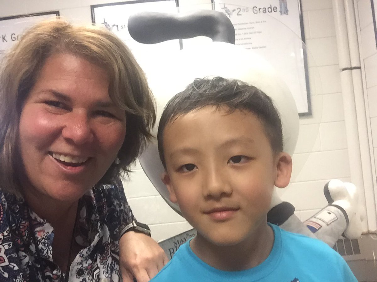 Elias received the Silver Snoopy Award today for being courteous and always doing his best at school!