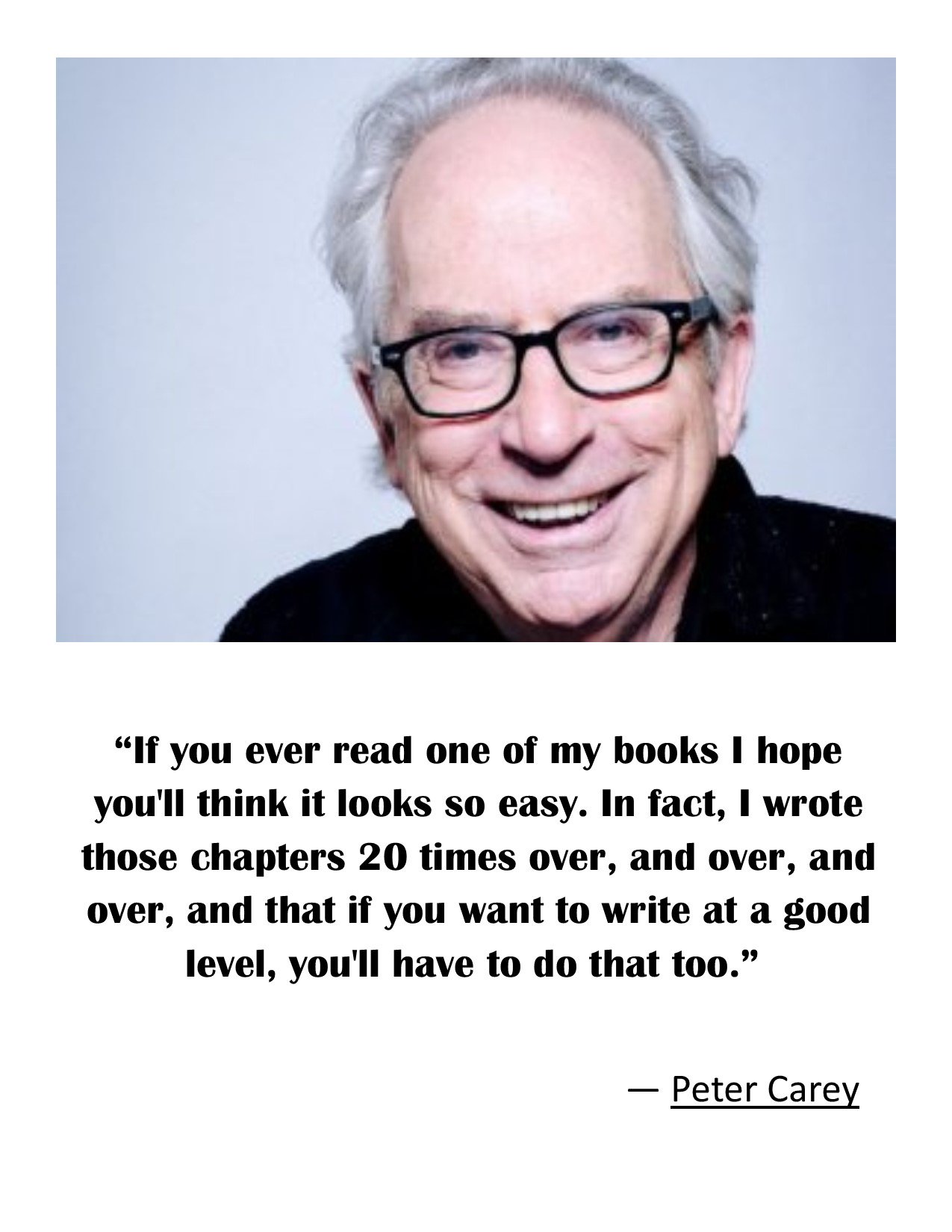 Happy birthday to author Peter Carey!
 