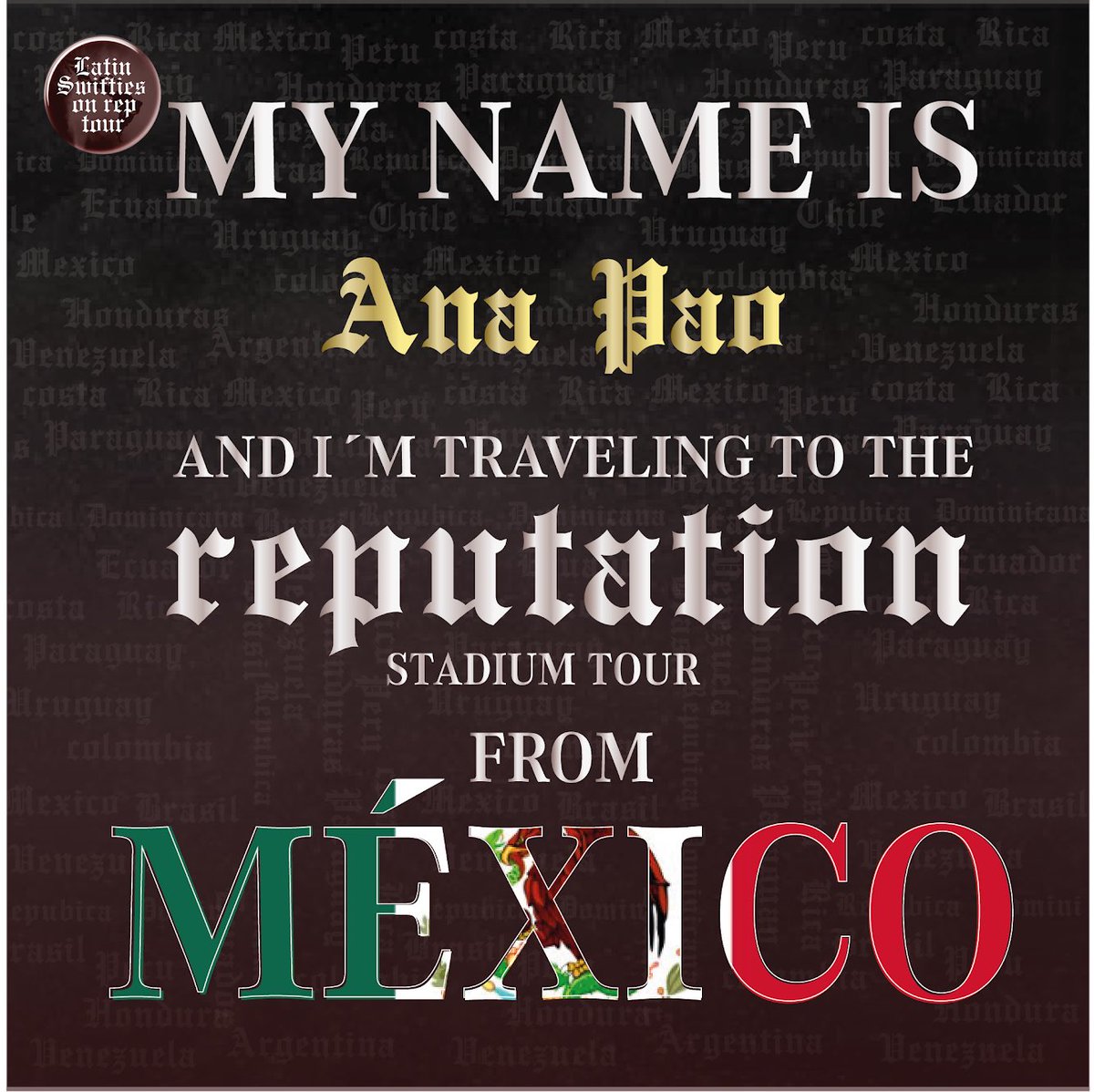 EverSinceNY13's tweet image. ALL THE WAY FROM MEXICO TO DALLAS TO SEE YOU ON NIGHT 2
#LatinSwiftiesOnRepTour #LatinSwiftieOfTheDay 
@taylorswift13 @taylornation13 @latinsonreptour ❤️❤️❤️❤️❤️