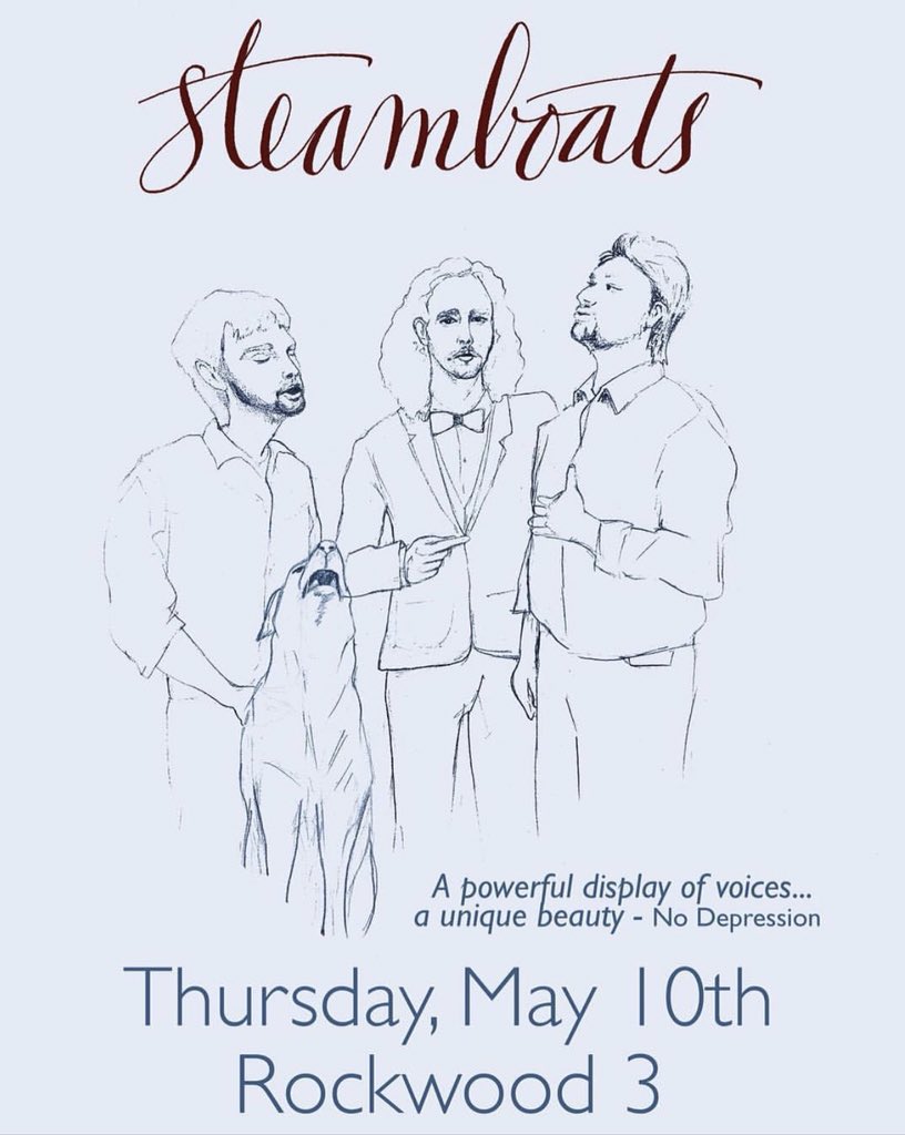 Ahoy, #NYC! Come see #Steamboats this Thursday <a href="/RockwoodNYC/">Rockwood Music Hall</a>! Stage 3 / 9pm! #livemusic #ny #rockwoodmusichall #newmusic #concert #folkmusic #americana #harmonies #steamspirit #steamteam #steamcity