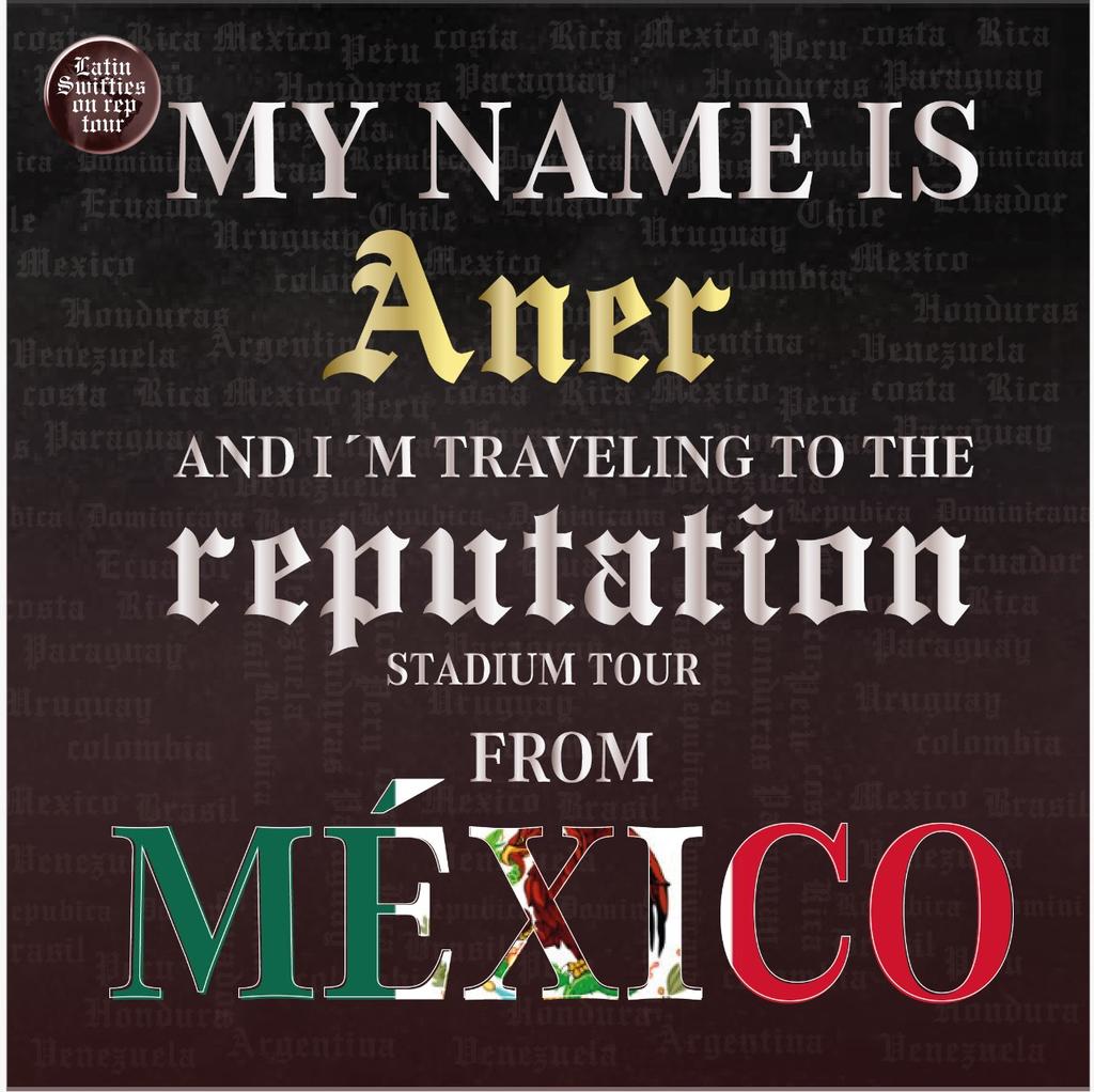 aner_mybaeswift's tweet image. Traveling from Mexico toDallas  @taylornation13 #LatinSwiftiesOnRepTour #LatinSwiftieOfTheday #reputationStadiumTour