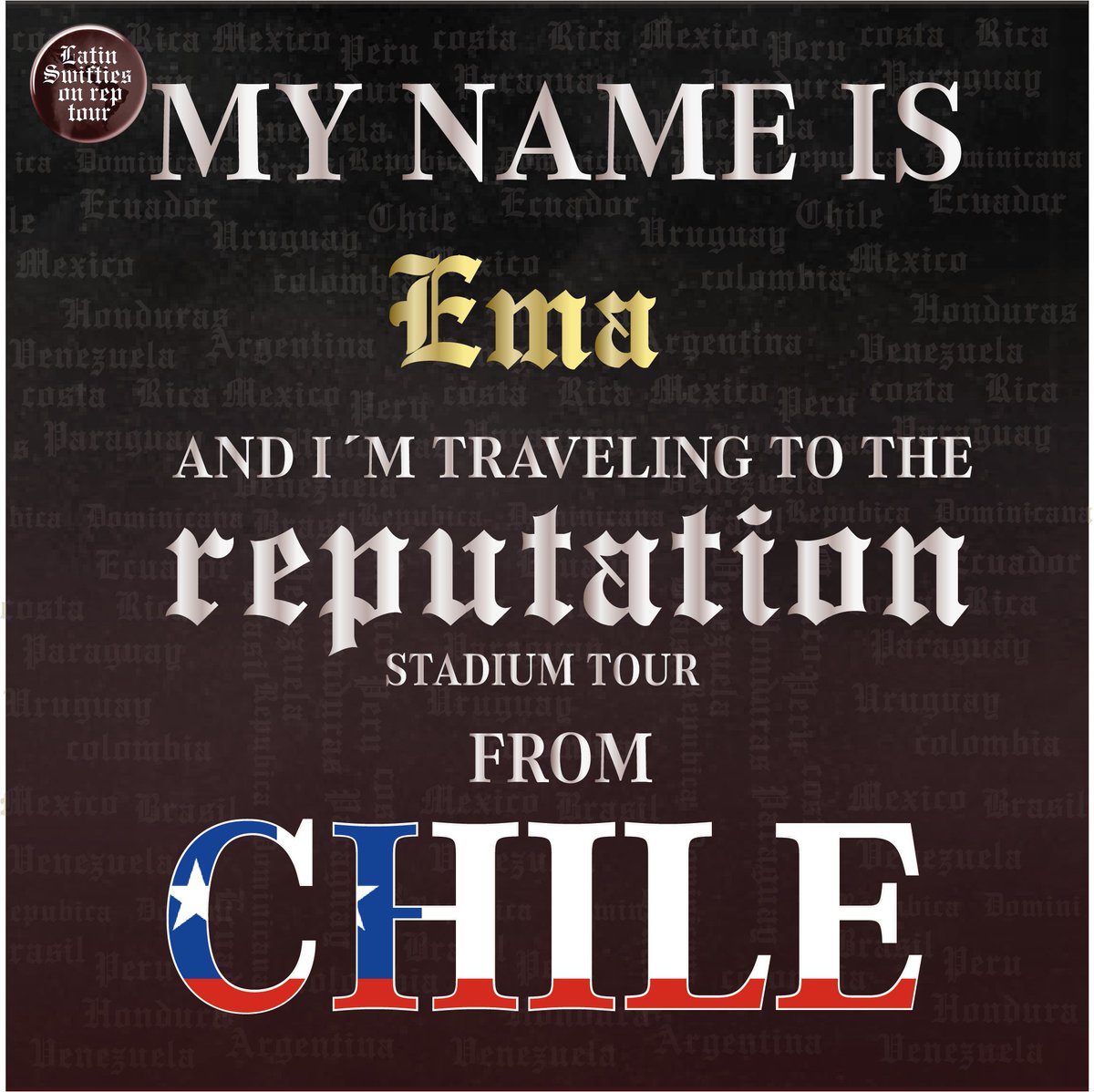 clementineribs's tweet image. Hii @taylorswift13 and @taylornation13 ! I&apos;m Ema and I am traveling to to the #reputationstadiumtour in Miami!!#LatinSwiftiesOnRepTour #LatinSwiftieOfTheDay
