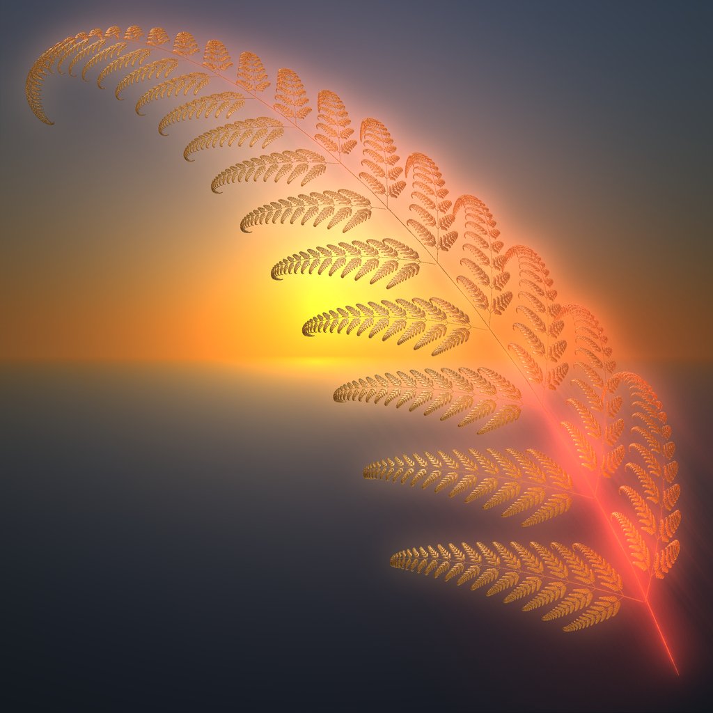 RFractals's tweet photo. After a hard day, the classic Golden Fractal Fern.. https://t.co/MI8i4ASnm8
