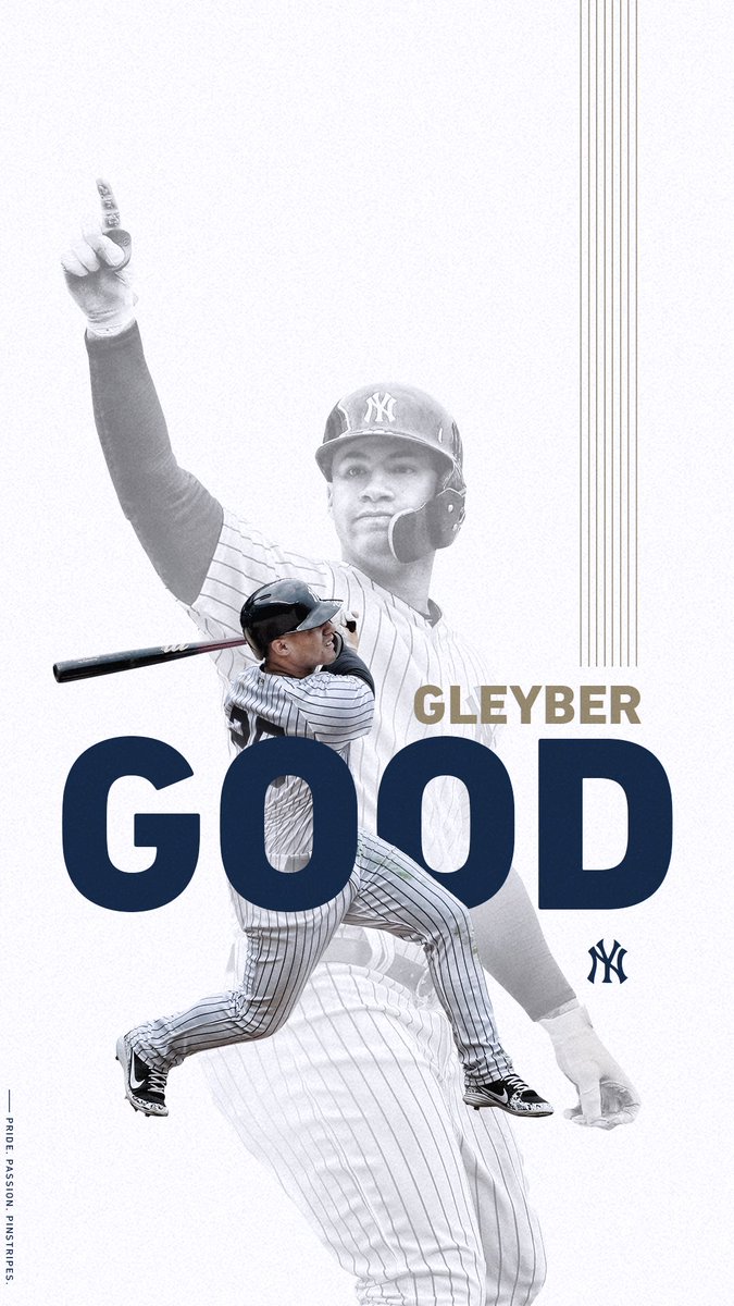 New York Yankees on X: New mobile wallpapers coming in hot 🔥 #GleyberGood   / X