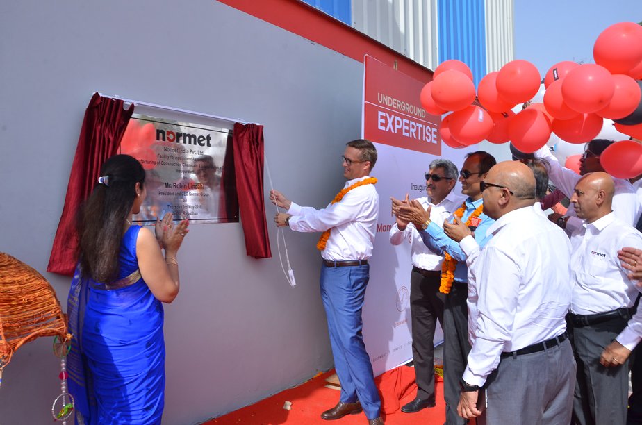 A new Normet facility for equipment assembly, manufacturing of construction chemicals &amp; global service centre was inaugurated May 3 in Jaipur, India bit.ly/2JX11nK <a href="/NormetUK/">Normet UK Ltd</a> #jaipur #rockreinforcement #shotcrete #underground #futureofmining #safety #india #groundsupport