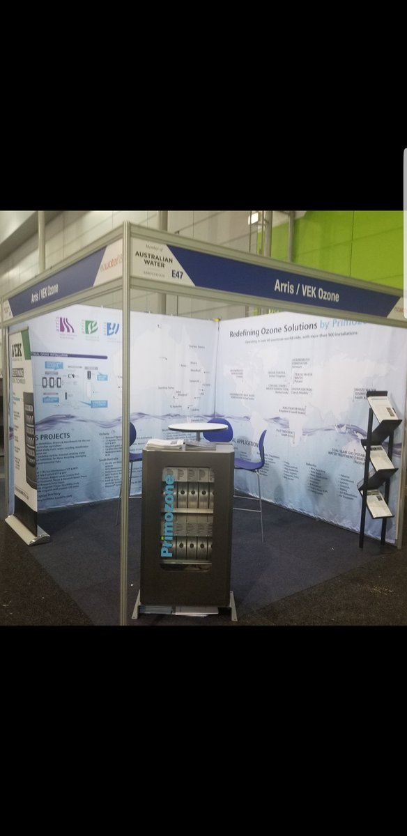 vekenviro's tweet photo. Rise and Shine Brisbane! Come join us today in Booth E47 @Ozwater  to talk about all your ozone and water treatment needs! @primozone @arris_pty_ltd https://t.co/vBFHh2DER5