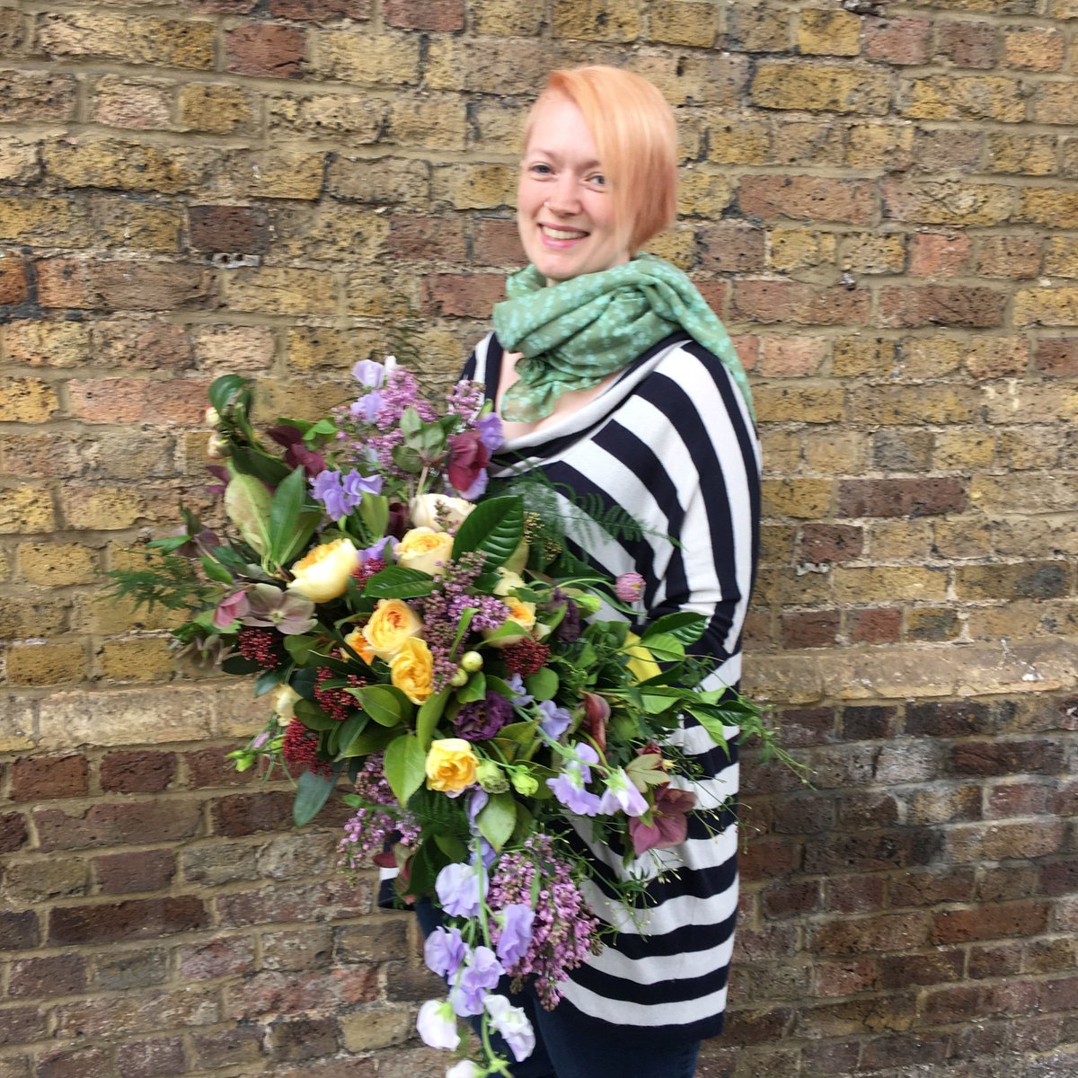 An especially large rambling bouquet made with the <a href="/chapeldesigners/">The Chapel Designers</a> clan. Very proud to be a part of this international group of florists!!
