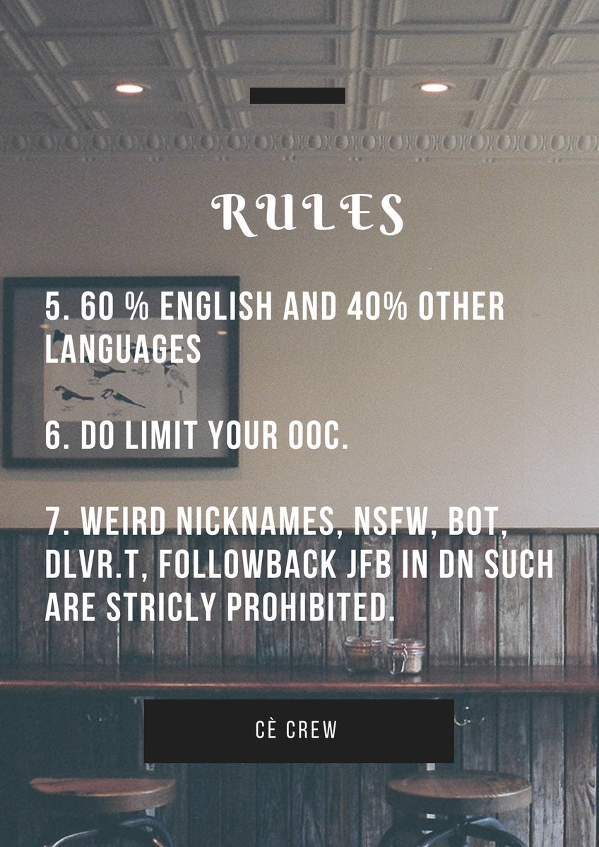 CHAMPSELYSEIS's tweet photo. [ RULES of CÈ❗️ ] https://t.co/oU2iFhLghe