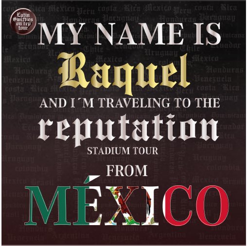 exiledaries's tweet image. HEY HI HOLA! 
I&apos;m Raquel and I&apos;m one of the many Latin Swifties headed to the HOUSTON Reputation Stadium Tour! 🇲🇽🐍
See you there! @taylornation13 
#LatinSwiftiesOnRepTour
#LatinSwiftieOfTheDay