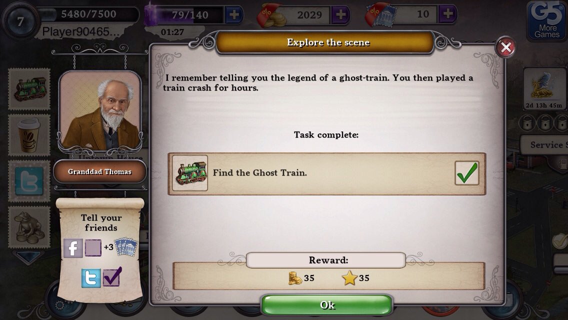 Player904652053 have completed the 'Find the Ghost Train' quest! g5e.com/fb_detect/96/