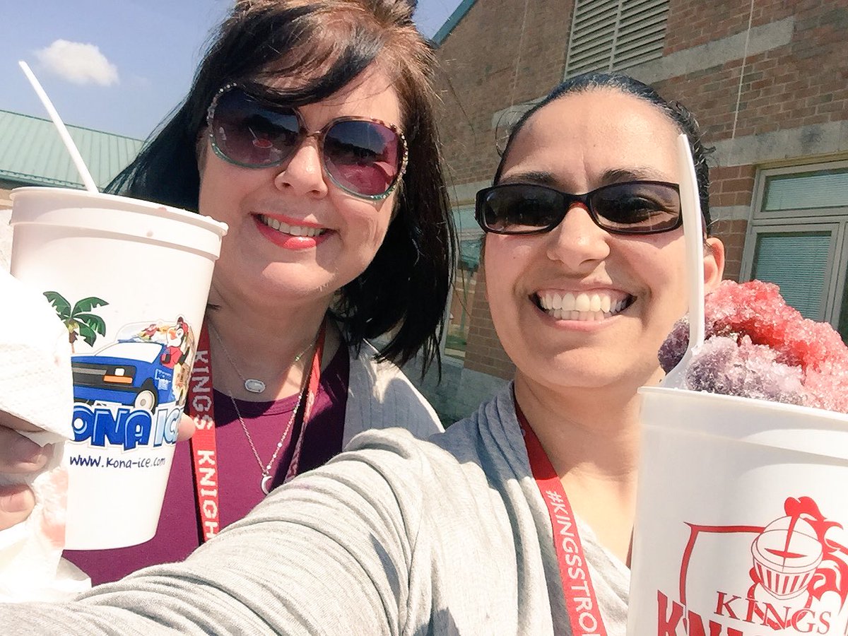 Thank you #CISknights for the delicious Kona Ice today! Celebrating Teacher Appreciation Week #teamtenacity